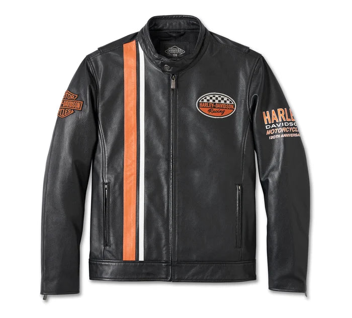 Harley Davidson leather jacket 120th men 