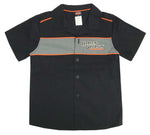 Harley-Davidson® Camisa de manga corta del niño, Ref. Negro.