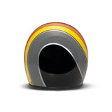 Harley Davidson (produit DMD) Casque de moto de courbe de jet vintage - Gris jaune orange rouge Réf.1JTS300CV