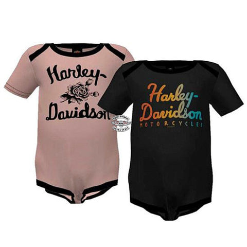 Harley Davidson Set 2 piezas Body Harley-Davidson Baby de 0 a 3 meses Ref.