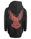 Harley-Davidson® Felpa con cappuccio e zip French Terry Bambino REF.6580207