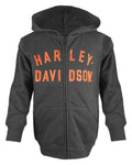 Harley-Davidson® Felpa con cappuccio e zip French Terry Bambino REF.6580207