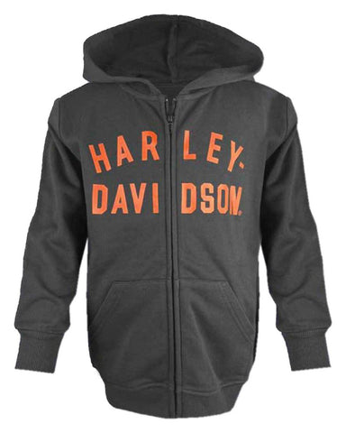 Harley-Davidson® encapuchado y zip francés Terry Baby Ref. 6580207