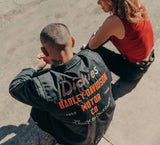 HARLEY DAVIDSON Giacca con fodera trapuntata Eisenhower Dickies x H-D - Black REF.96085-26VX