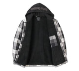 Harley Davidson Jacke mit Kapuzenreisenden - Plaid - Harley Black und Blacked Pearl Ref.96134-25VM