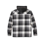 Harley Davidson Jacke mit Kapuzenreisenden - Plaid - Harley Black und Blacked Pearl Ref.96134-25VM