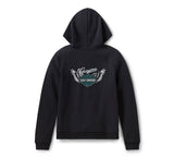 HARLEY DAVIDSON Winged Glitter Full Zip Hoodie für Damen REF. 96221-26VW