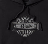 HARLEY DAVIDSON Felpa con cappuccio Essential Bling - Harley Black REF.96416-25VW