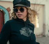 HARLEY DAVIDSON Felpa con cappuccio Essential Bling - Harley Black REF.96416-25VW