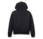 Harley Davidson Sweatshirt With Women's Pullover Hooded with studs - Harley Black. Ref.96570-24VW.