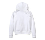 Sweat-shirt Harley Davidson avec pull pour femmes avec Borchia - Bright White Ref.