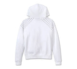 HARLEY DAVIDSON Felpa con cappuccio pullover da donna con borchie - Bright White REF.96571-24VW