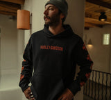 HARLEY DAVIDSON Essential Bar & Shield Pullover-Sweatshirt für Herren – Harley Black REF.96712-25VM