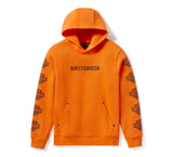 HARLEY DAVIDSON Men's Essential Bar & Shield pullover sweatshirt - Harley Orange REF. 96713-25VM