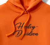HARLEY DAVIDSON Women's Essential Bling Pullover Hoodie - Harley Orange REF.96749-25VW
