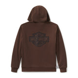 Harley-Davidson Herren-Sweatshirt mit Reißverschluss und Karomuster REF. 96784-25VM