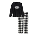 HARLEY DAVIDSON Buffalo Check Bar & Shield Pyjama-Set REF. 96791-25VM