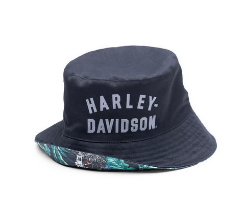 Harley Davidson x Reyn Cappello Hat de seau réversible Réf.96921-23VM