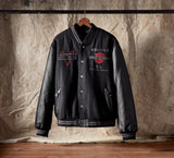 Harley Davidson Leder Jacke V-Twin Varsity Ref.97002-25VM