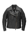 Harley Davidson Harley-Davidson® Chaqueta Mujer Bisel Biker Collar Chaqueta de cuero Ref.97006-22EP