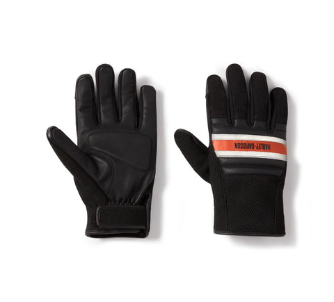 Harley Davidson motorcycle gloves in H-D Trenton Dyna jersey Ref.97165-25vm