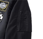 Harley Davidson Bomber Jacke bei den Crank Men - Harley Black. Ref.97450-24VM