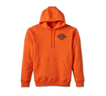 Harley Davidson mit Kapuze -Sweatshirt 120 -jähriges Jubiläum - Harley Orange Ref. 97545-23VM