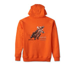 Harley Davidson mit Kapuze -Sweatshirt 120 -jähriges Jubiläum - Harley Orange Ref. 97545-23VM