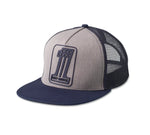 Harley Davidson # 1 Snapback Hat avec logo - Grigio Melange Ref.97786-23VM