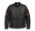 Harley Davidson Chaqueta de cuero para hombres impermeables Vanocker H-D con sistema de respiración triple Ref.98000-20em