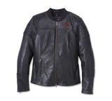 HARLEY DAVIDSON Giacca in pelle Miss Enthusiast 2.0 3-in-1 da donna REF. 98020-23EW