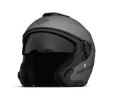 Harley Davidson Helmet 3/4 H33 Maywood II con Antisolar Visiera - Matte Black Silver Ref.98160-22ex.