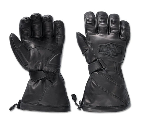 Harley Davidson Gloves Gauntlet Circuit II en cuir imperméable, en tant qu'homme Réf. 98196-24VM