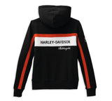 HARLEY DAVIDSON Felpa con cappuccio e zip sul davanti Rally Stripe, da donna REF. 99094-22VW