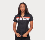 Harley Davidson -Shirt mit Front Reißverschluss Crew Stripe Women Ref. 99114-22VW