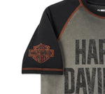 Harley Davidson T-Shirt Raglan Iron Men's Bar Ref.99187-24VM