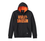 Harley Davidson mit Hood und Zipper Bar Font Men's Ref. 99191-24VM