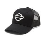 Gorra Trucker Ajustable HARLEY DAVIDSON Logo Colorblock - Negro Harley REF.99400-26VX