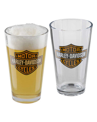 Set Harley Davidson Set Bicchieri Harley-Davidson® Core Bar & Shield Logo Pinta Glass Set Ref.HDX-98706