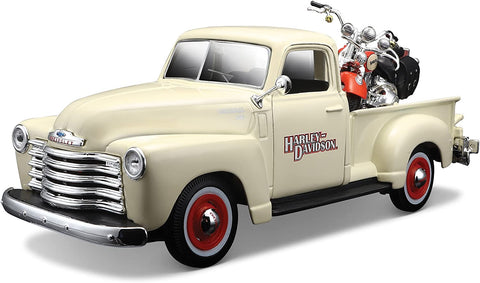 Harley-Davidson Chevrolet 3100 Pickup Con Flsts Scala 1/24 Ref. 32194