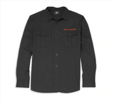 Harley-Davidson Unicta Color Shirt avec chemise tissée de secours, Heather Grey Ref.96159-22VM