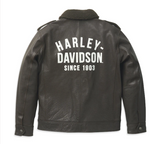 HARLEY-DAVIDSON GIACCA IN PELLE JACKET-CASUAL,LEATHER,BROWN REF. 97015-22VM