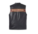 Harley Davidson Gilet in pelle 120° Anniversario da uomo ref.  97036-23VM