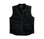 HARLEY DAVIDSON Gilet da uomo in tela Forever Harley - Black Beauty REF. 97410-23VM