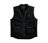 HARLEY DAVIDSON Gilet da uomo in tela Forever Harley - Black Beauty REF. 97410-23VM