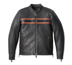 Harley Davidson Leather Jacket Victory Lane II pour hommes - Black Réf. 98000-23EM