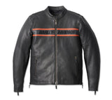 HARLEY DAVIDSON Giacca in pelle Victory Lane II da uomo - Nero REF. 98000-23EM