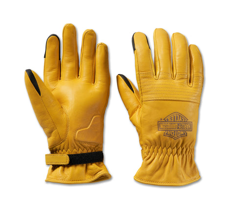 Harley Davidson leather gloves Harley-Davidson® Yellow 98133-23vm