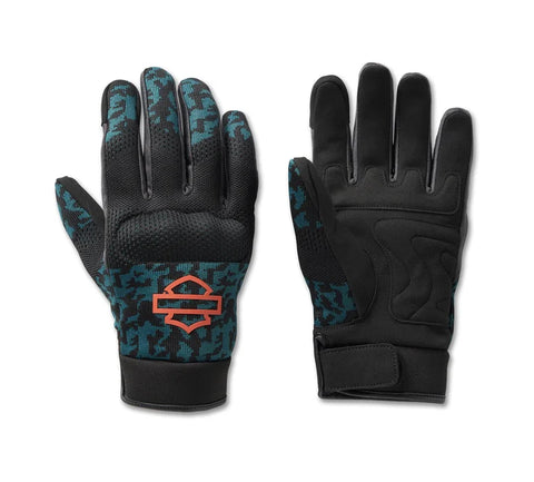 Harley Davidson Gloves Dyna Knit Mesh Camo Medeiterraneo 98137-23vm