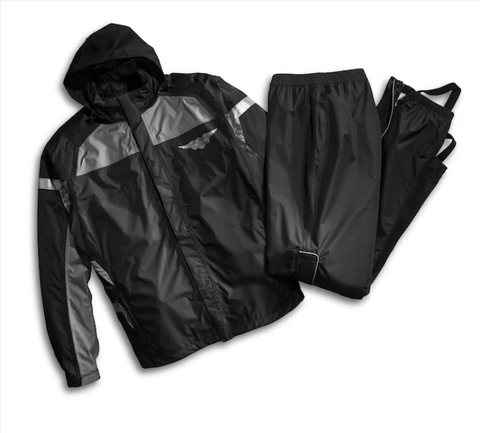 Harley Davidson Anti-Rain Suit Men's RNWR-Full Speed, Blk Ref. 98336-15VM